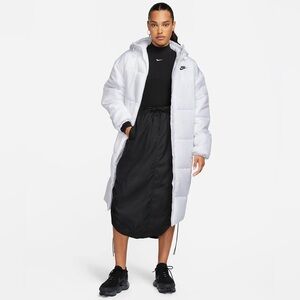 Nike Women's Insulated Puffer Parka Jacket ‘White’ Size Small